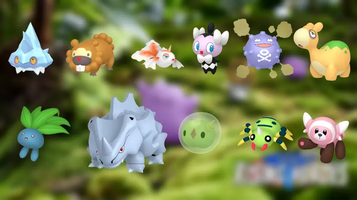 Alle idem vermommingen in Pokemon Go voor maart 2025 inclusief Rhyhorn, Oddish en Numel