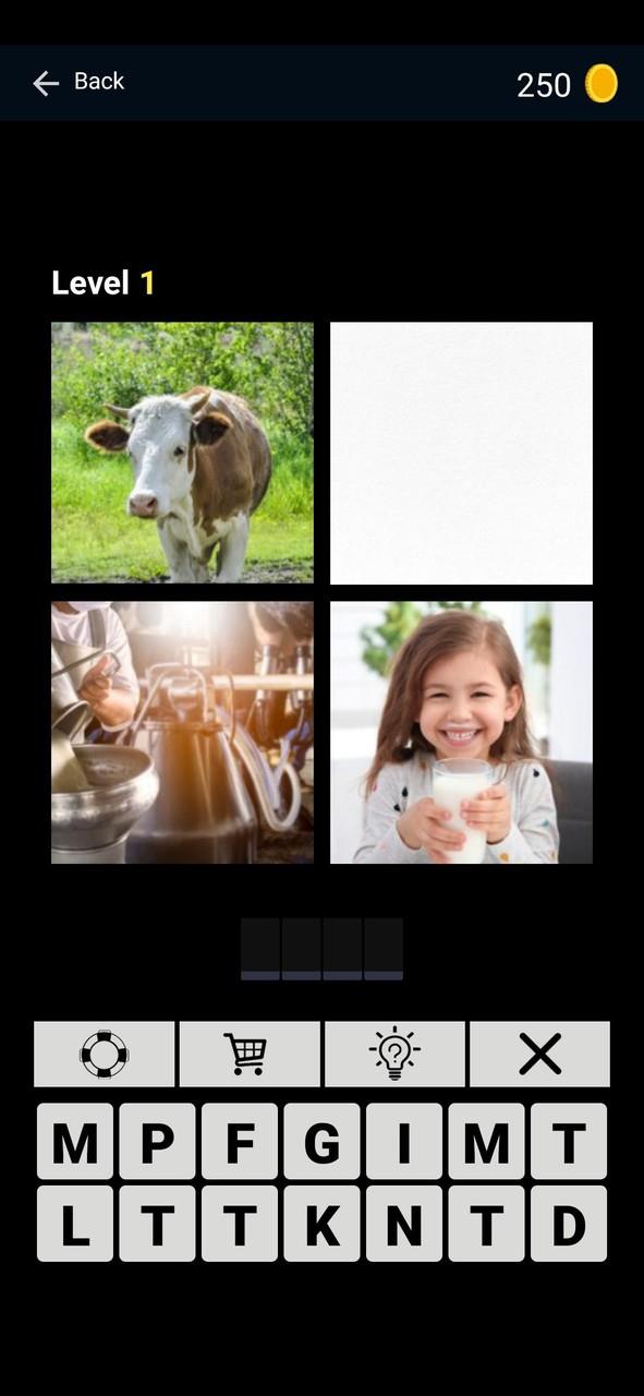 Puzzle: 4 pics 1 word offline スクリーンショット 2