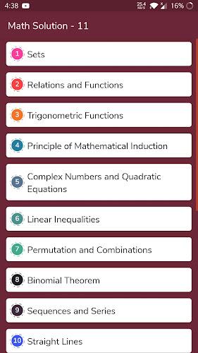 Class 11 Maths Solution NCERT Screenshot 0