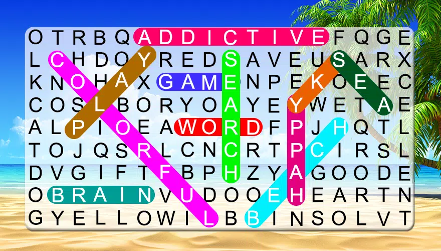 Word Search : Find Hidden Word Скриншот 1