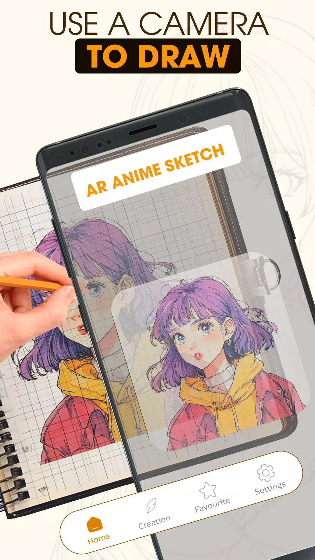 AR Anime Sketch: Trace & Draw Screenshot 1