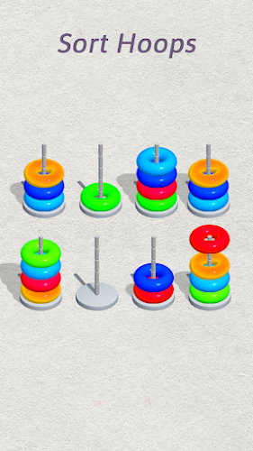 Color Hoop Sort - Color Sort Tangkapan skrin 0