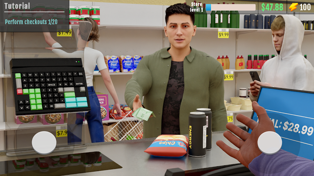 Supermarket Simulator 3D Store Скриншот 2