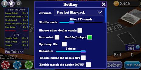 Spanish Blackjack 21 ဖန်သားပြင်ဓာတ်ပုံ 2