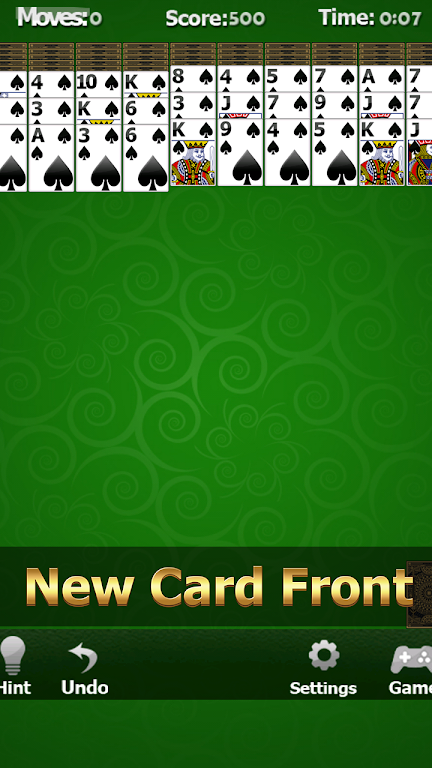 Solitaire Free Cell Schermafbeelding 3