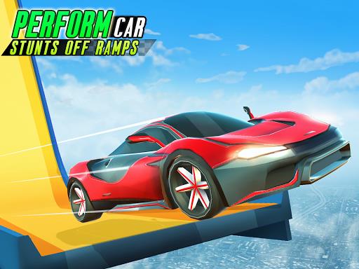 Schermata Hot Cars Fever-Car Stunt Races 1