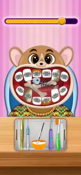 Hippo's Doctor : Dentist Games スクリーンショット 0