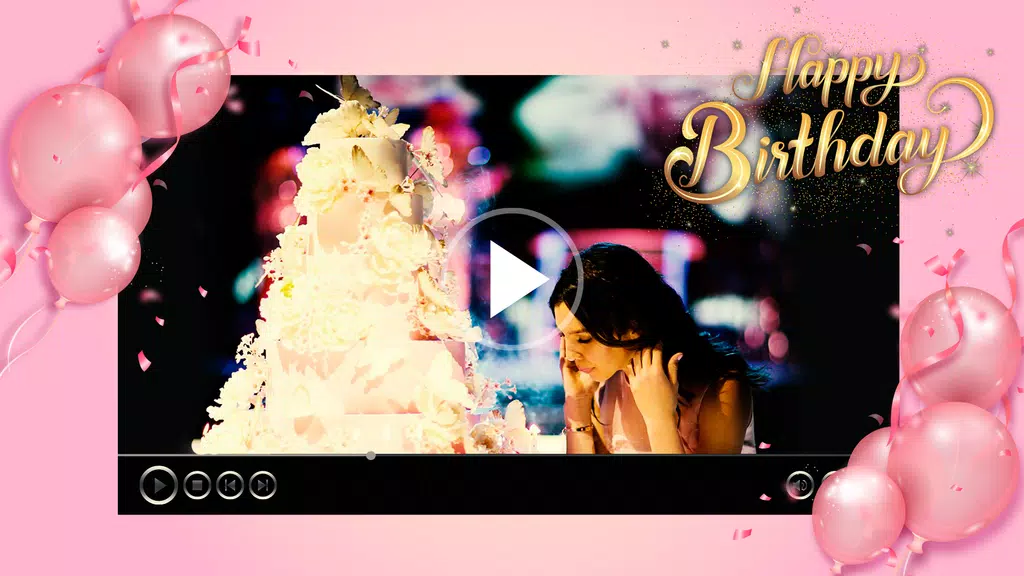 Make Birthday Video With Music 스크린샷 2