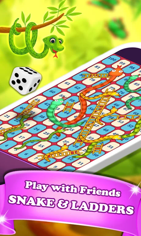 Snakes and Ladders Dice Game Screenshot 1