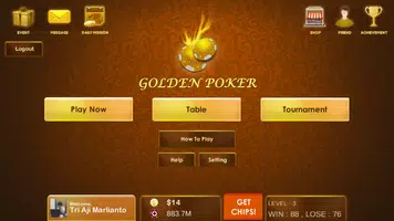 Schermata Golden Poker 1