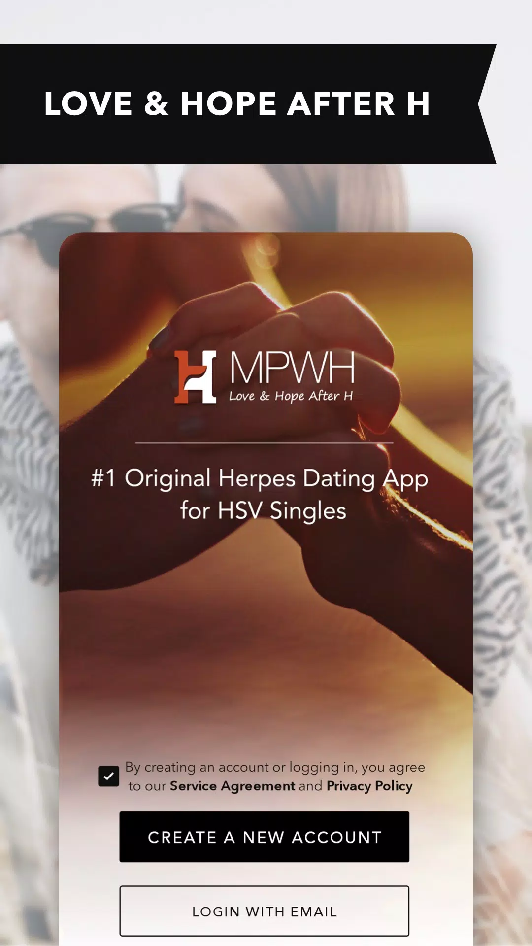 Herpes Positive Singles Dating Ảnh chụp màn hình 0