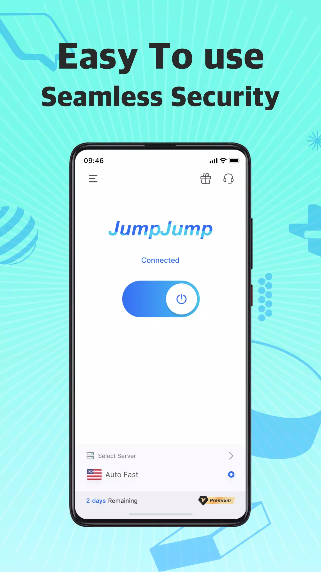 Schermata JumpJumpVPN 2