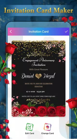 Invitation Card Maker - RSVP 스크린샷 2