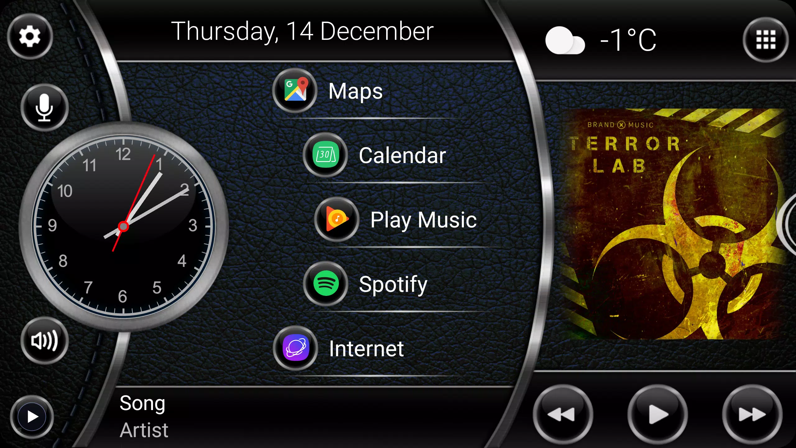 Theme Leather Screenshot 1