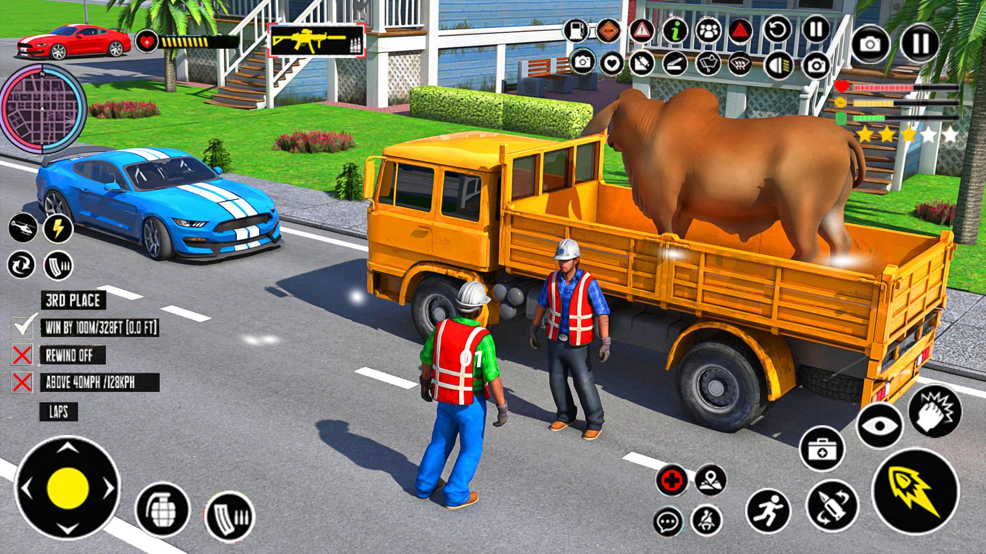 Animals Transport Truck Games স্ক্রিনশট 1