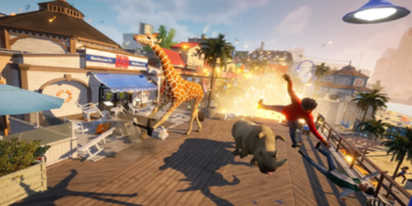 <p>สัมผัสประสบการณ์ความโกลาหลที่ขับเคลื่อนโดยแพะใน Goat Simulator 3 Mobile! การผจญภัยในโลกเปิดกว้างนี้จะนำความโกลาหลของพีซีและคอนโซลมาสู่อุปกรณ์มือถือของคุณ  สำรวจสนามเด็กเล่นแบบอินเทอร์แอคทีฟอันกว้างใหญ่ สร้างความหายนะและโอบกอดแพะในตัวคุณ</p>
<>
<p>Goat Simulator 3: ฟีเจอร์ที่ปล่อยออกมา<img src=