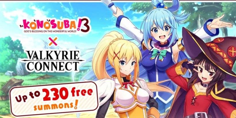 Valkyrie Connect, yeni işbirliği etkinliği için hit anime konosuba ile birlikte takımlar