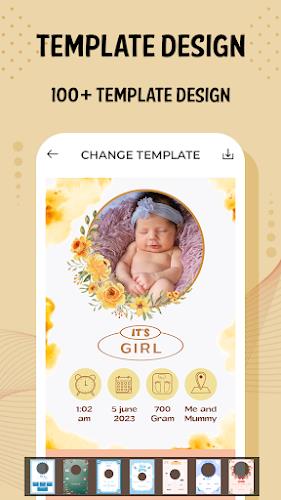 NewBorn Baby Photo Frame Captura de pantalla 1