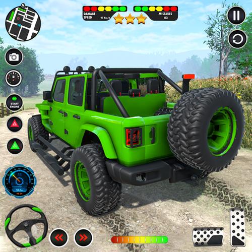 US Offroad Fury Car Driving 3D 스크린샷 0