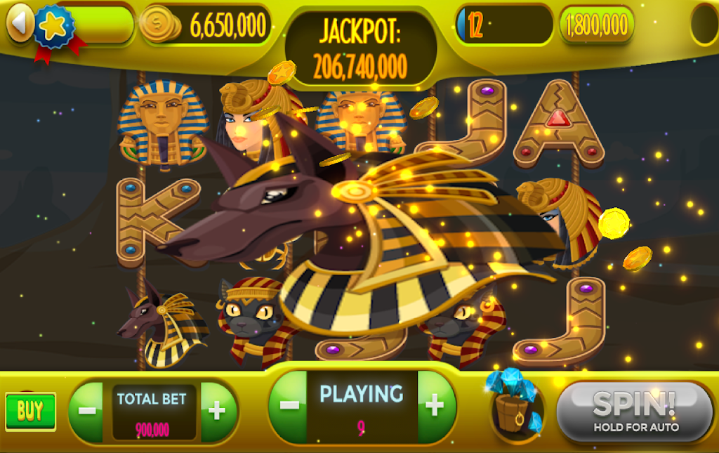 Egyptian Treasures Free Casino Slots Captura de pantalla 1