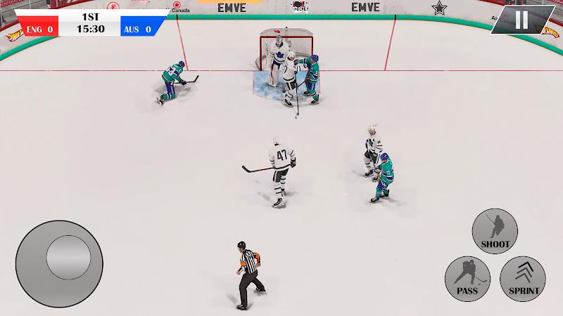 Ice Hockey Games 3D Ice Rage Screenshot 0