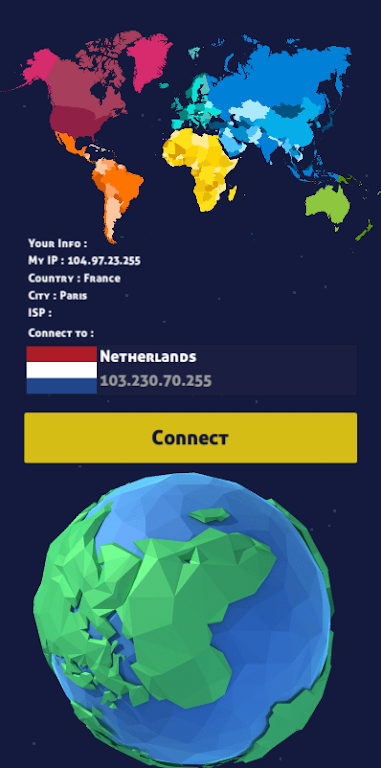 VPN NetherLands - IP for NL Tangkapan skrin 1