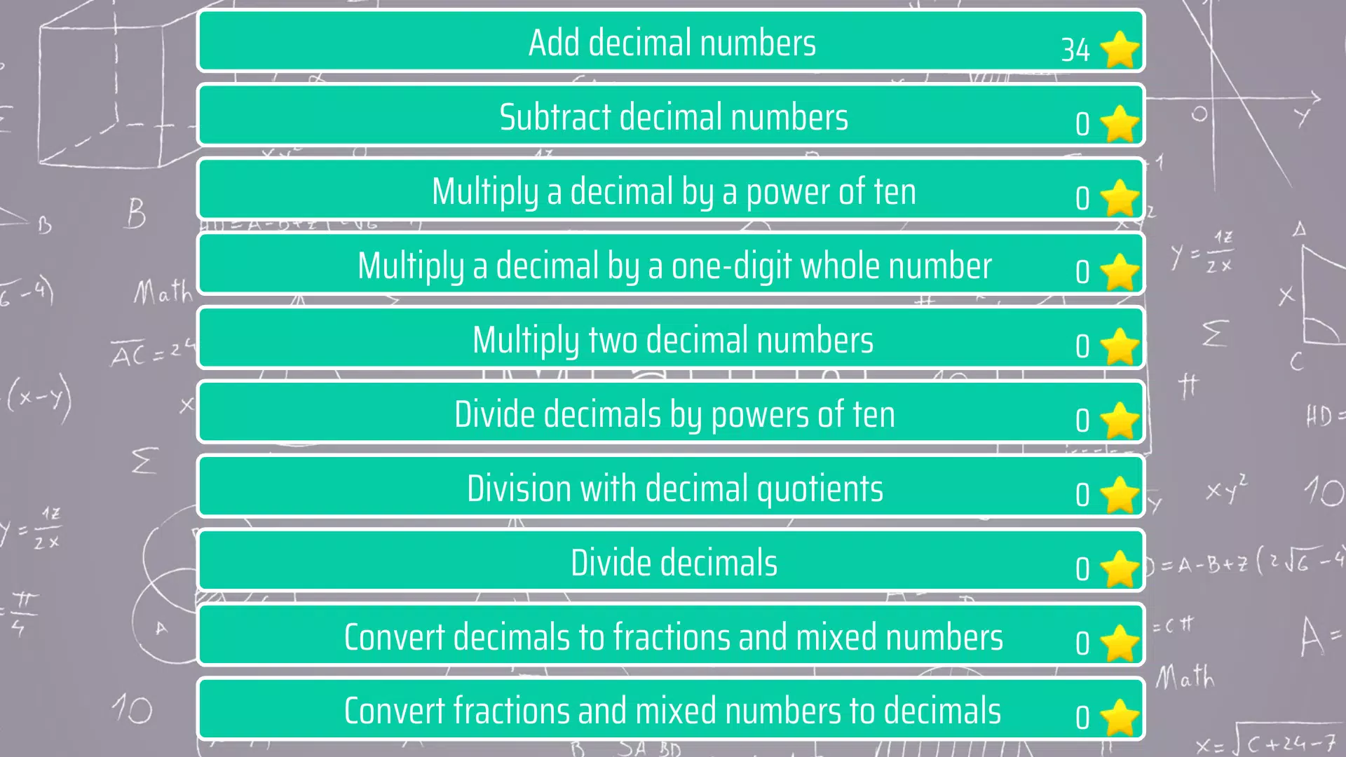 Decimals - 5th grade Math Скриншот 0