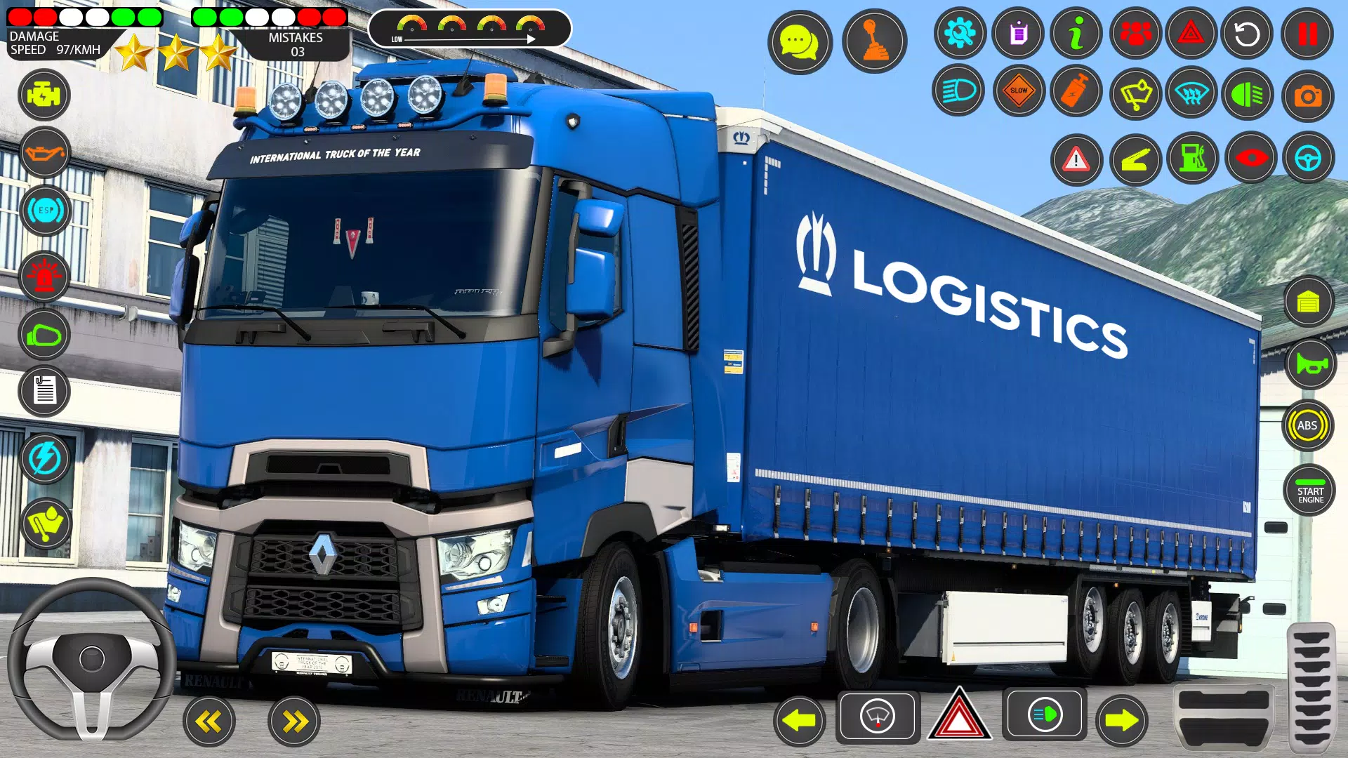 Euro Truck Games Sim 3d Ekran Görüntüsü 2