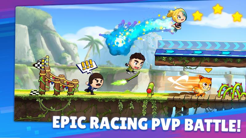 Battle Run: Multiplayer Racing ภาพหน้าจอ 0