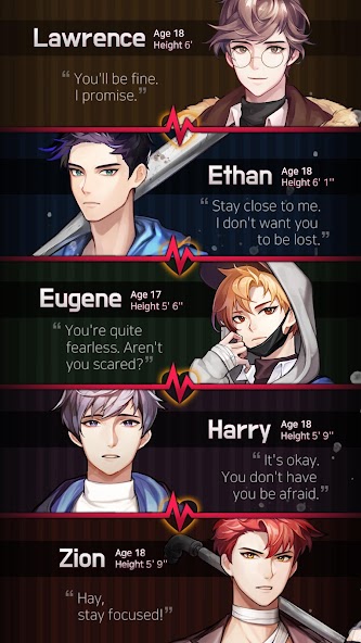 Dangerous Fellows:Otome Dating Mod স্ক্রিনশট 2