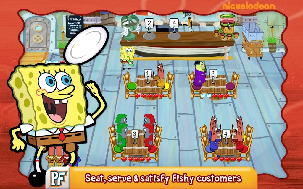 SpongeBob Diner Dash Zrzut ekranu 2