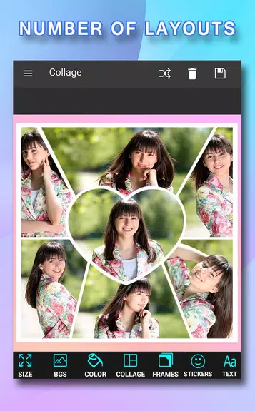 Pic Frames Collage スクリーンショット 0