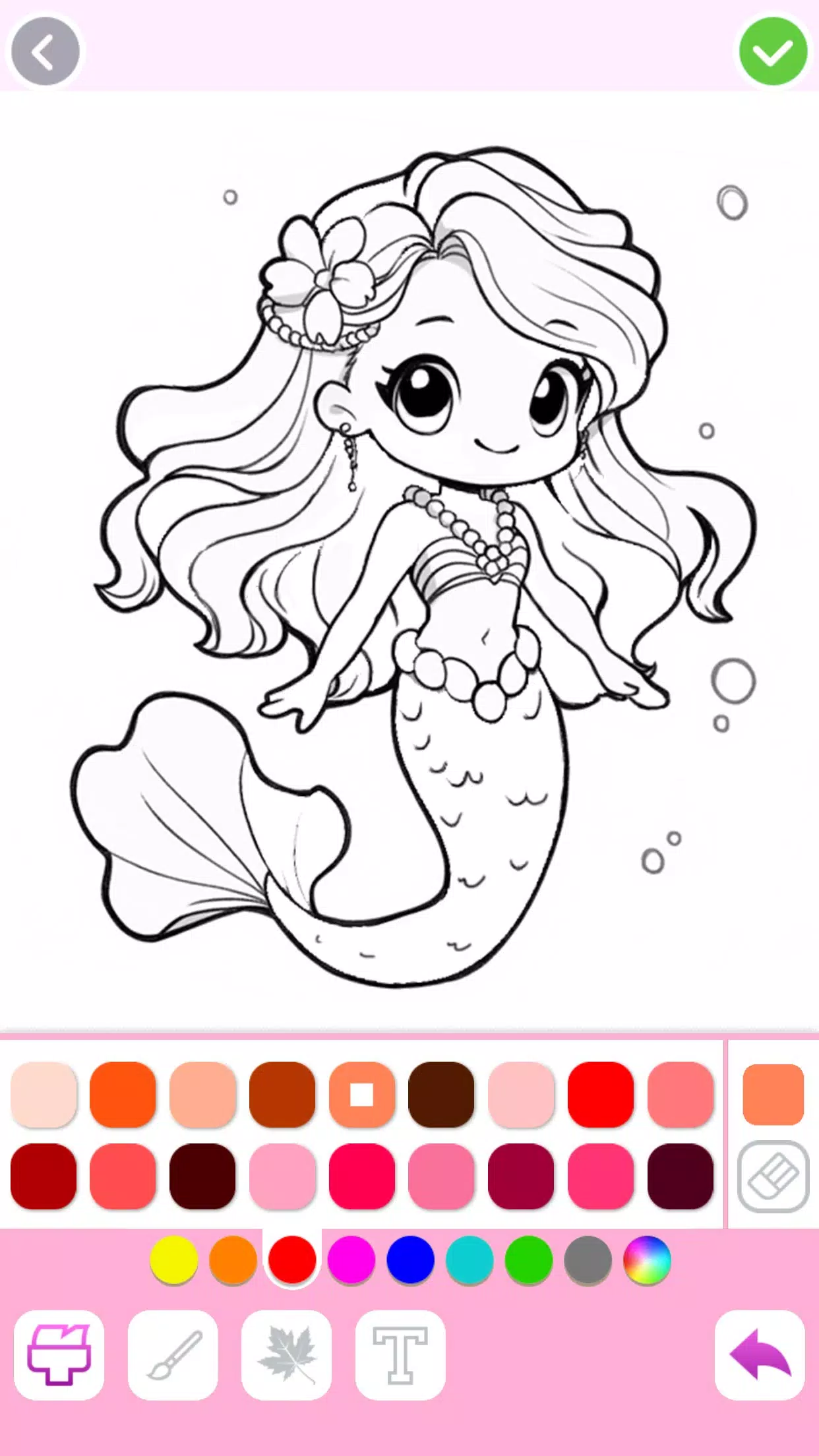 Mermaid Coloring:Mermaid games स्क्रीनशॉट 3