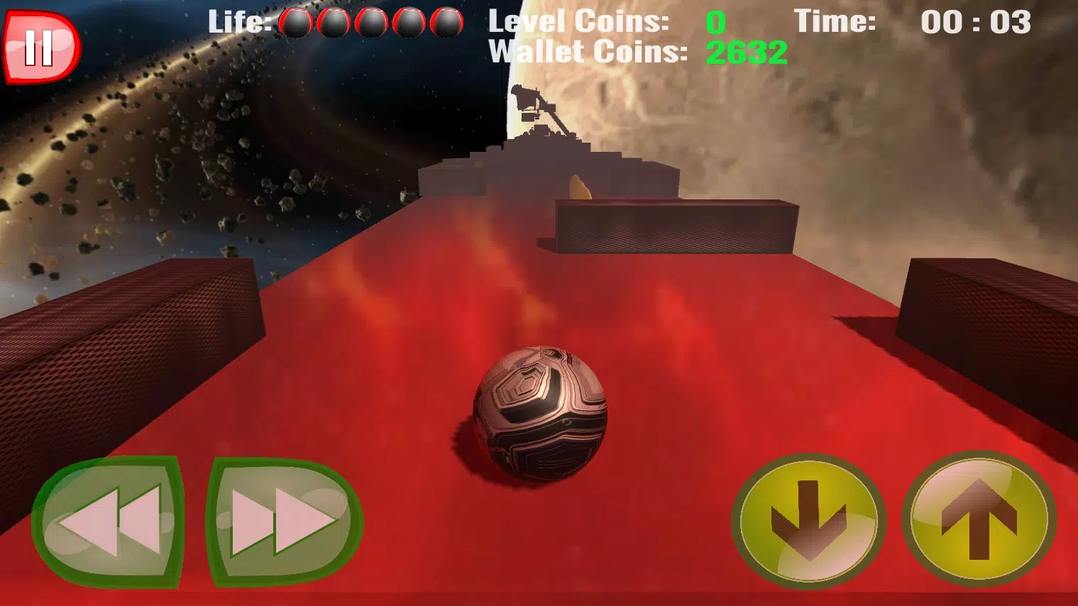 Space Ball: Balance Game Ảnh chụp màn hình 1