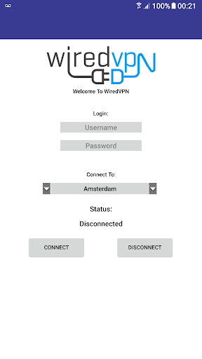 Schermata Wired VPN Client 0