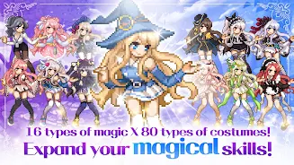 Magical Girl: Idle Pixel Hero应用截图第1张