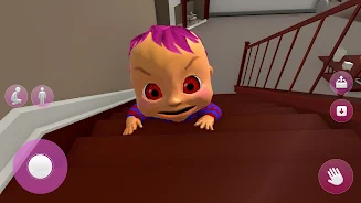 Scary Baby In Pink Horror Game Capture d'écran 1