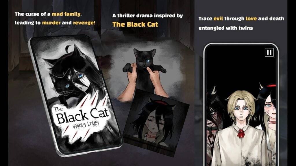 Ang Black Cat: Ang Legacy ni Usher ay isang bagong visual na nobela batay sa mga kwento ni Edgar Allan Poe