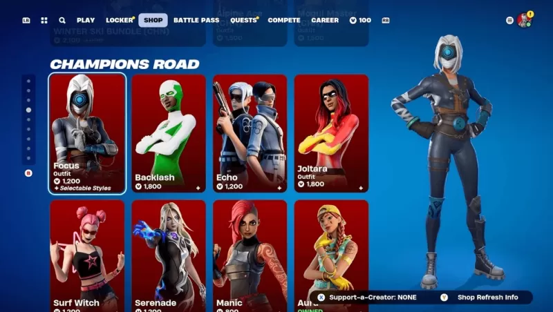 Fortnite Mobile Item Shop Guide：アクセス方法、スキン、V-Bucksの使用方法