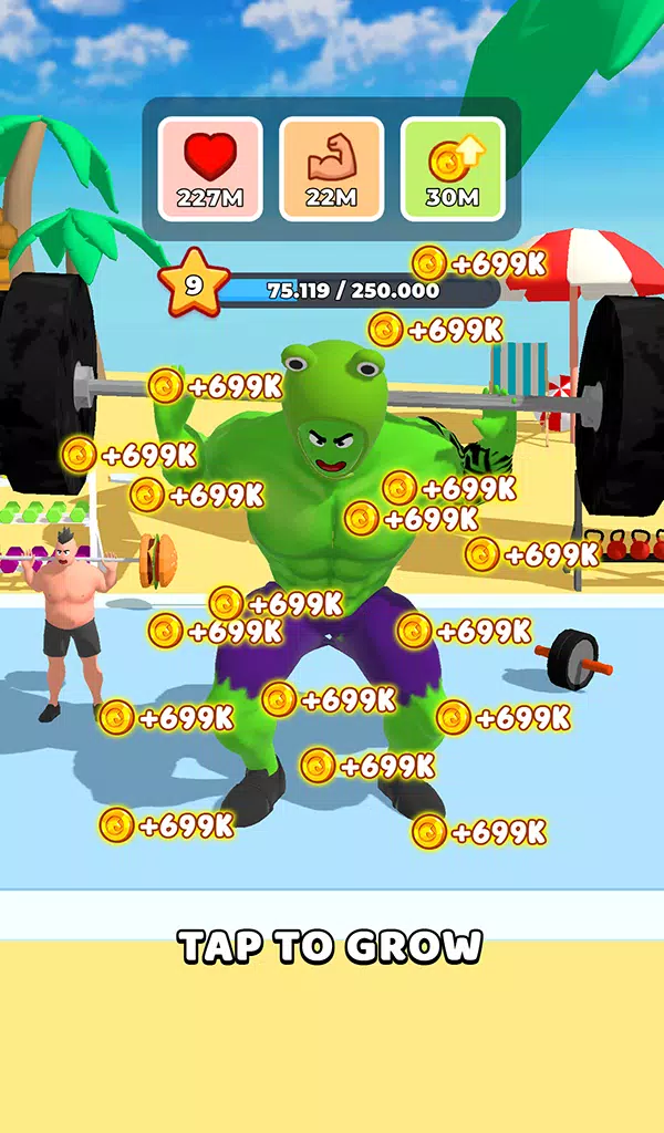 Gym Idle Clicker: Fitness Hero Schermafbeelding 2