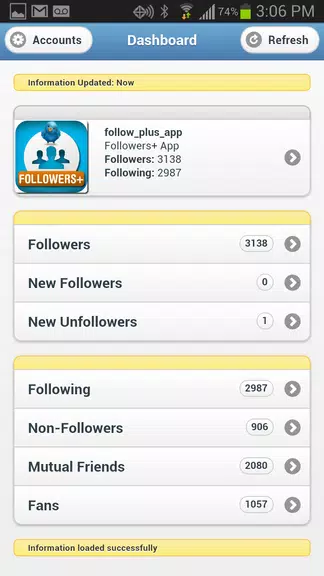 Followers+ for Twitter Screenshot 0