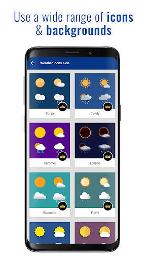 Transparent clock and weather Screenshot 3