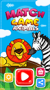 Match Game - Animals Ảnh chụp màn hình 0