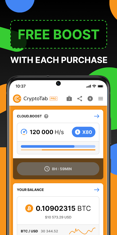 CryptoTab Browser Pro Level Screenshot 0