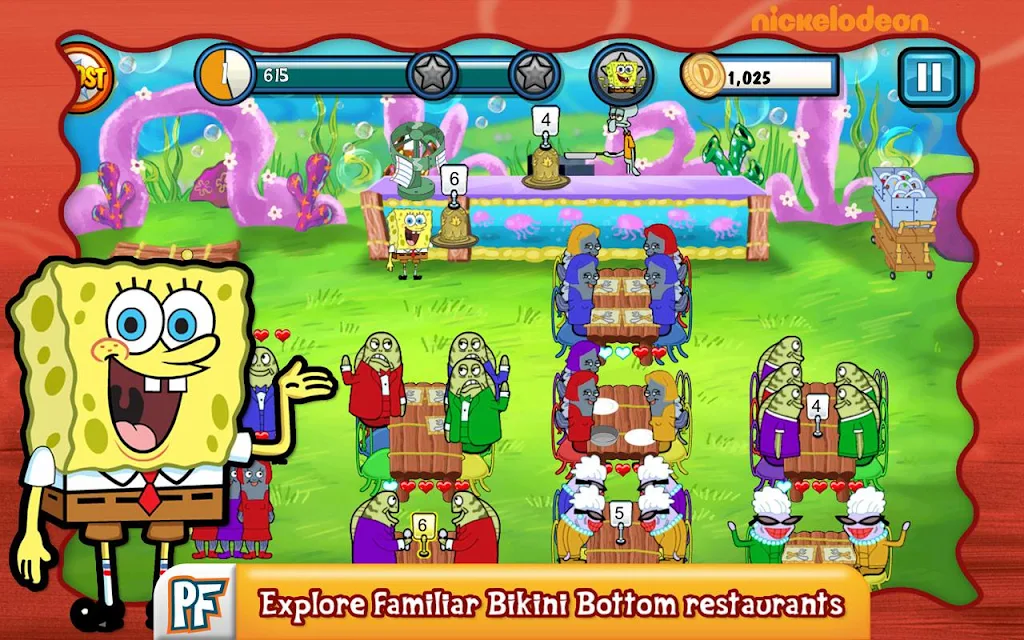 SpongeBob Diner Dash Zrzut ekranu 0