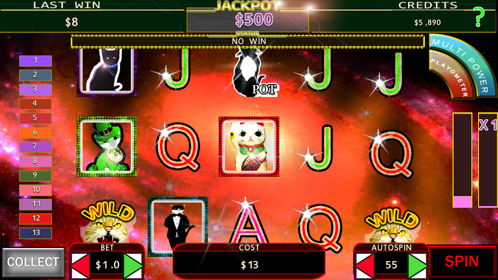 Lucky Beckoning Kitty (Maneki-Neko) FREE CAT SLOT Tangkapan skrin 0