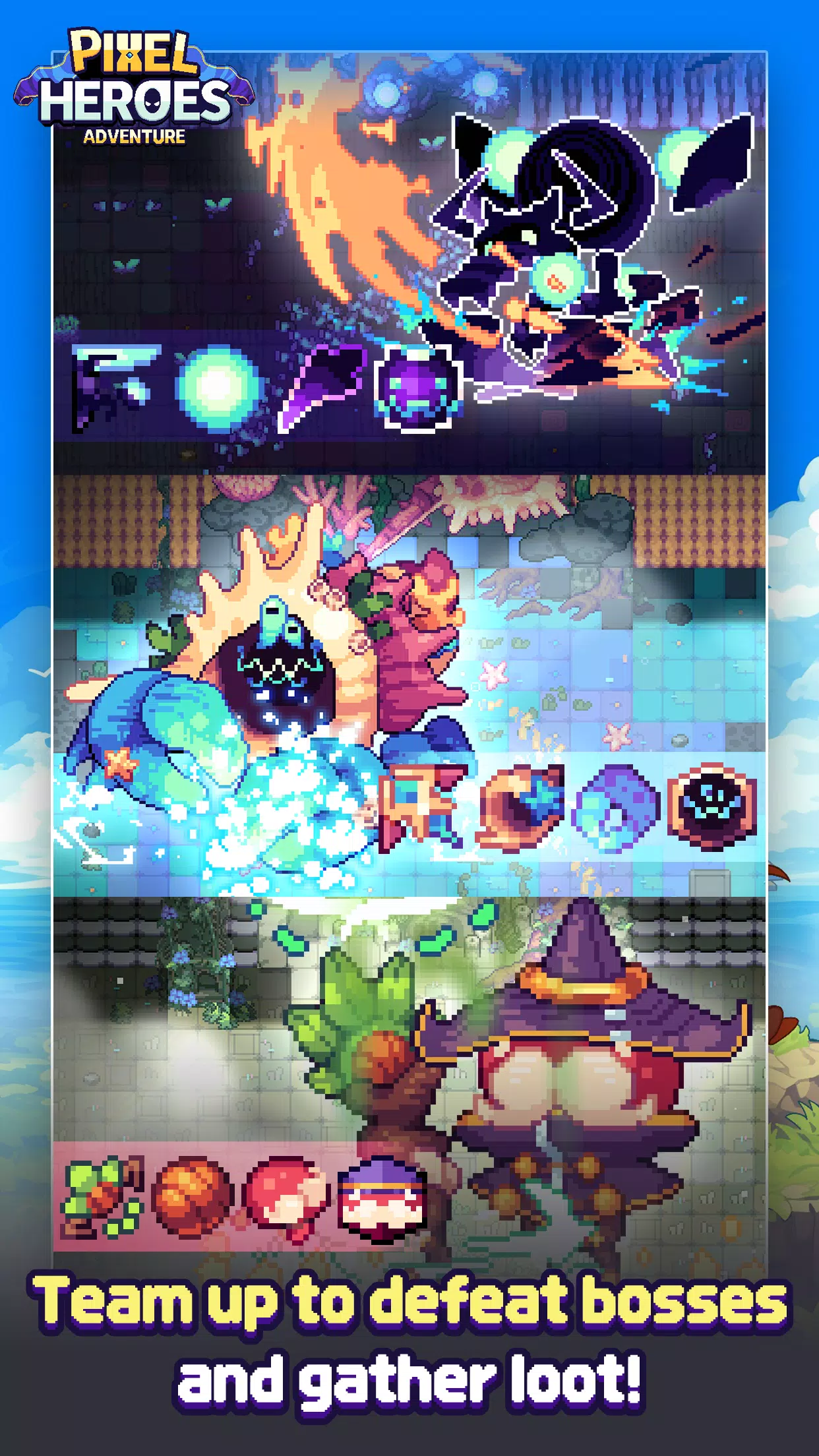 Pixel Heroes Adventure スクリーンショット 1