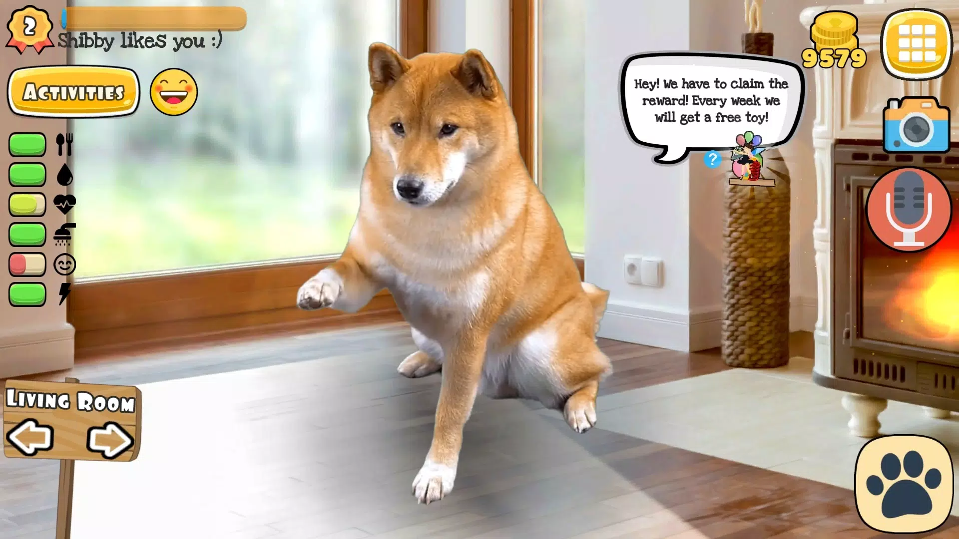 Fruwee: Real Pet Dog Simulator Schermafbeelding 1