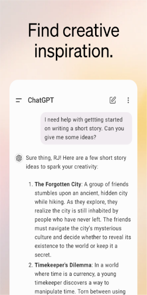 ChatGPT Screenshot 1