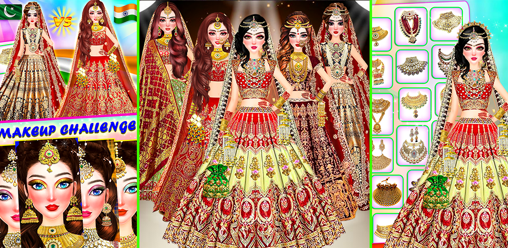 Indian Bride Dress Up Girl স্ক্রিনশট 0